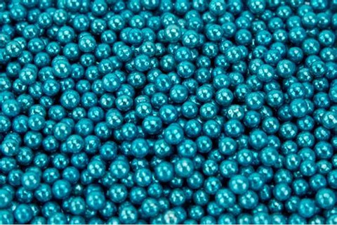 Bedazzled - Cachous 6mm 100g Metallic Blue