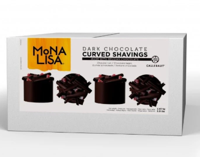 Mona Lisa Dark Chocolate Curved Shaving 2.5kg