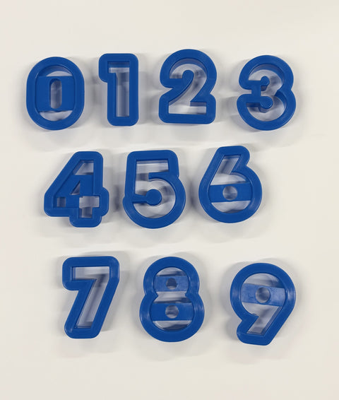 Cookie Cutter Set - Numbers 0-9