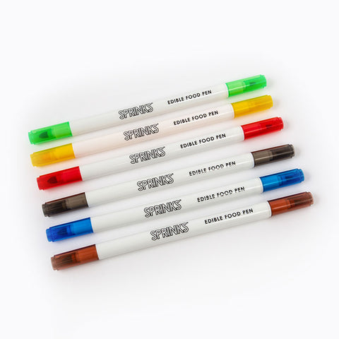 Edible Food Pens Primary 6 pack