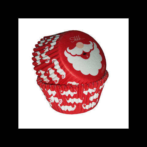 Wilton Baking Cups - Santa Moustache (75 Count)