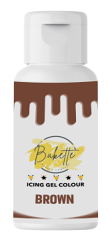 Bakette Icing Gel - Brown