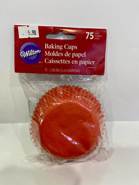 Wilton Baking Cups - Red and Green - 75 count