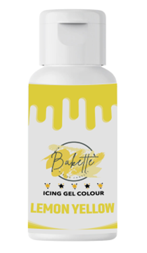 Bakette Icing Gel - Lemon Yellow