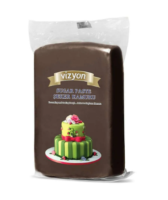 Vizyon Sugar Paste 250g   Brown