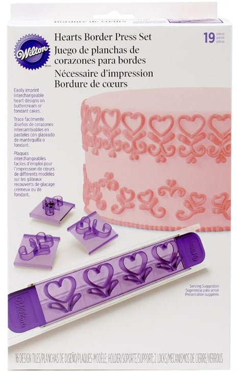 Wilton Hearts Border Press Set
