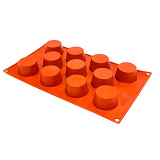 Round Cup Silicone Mould 11 Cavity 1.5x1"