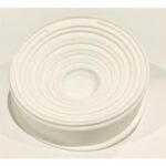 Round with swirls design Silcione Mould 19x4cm