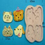 Playful Animal Faces Mould