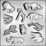 Zoo Animals Large  Chocolate Mould