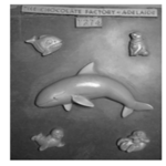 Whale & Small Sea Creatures Chocolate Mould
