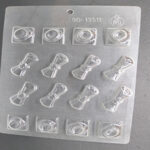 Cap & Scroll Small Chocolate Mould