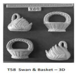 Swan Basket Chocolate Mould