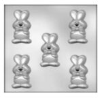 Bowtie Bunnies Chocolate Mould
