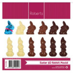 Easter 3D Rabbit Chocolate Mould