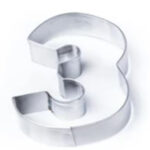 Number 3 Stainless Steel Cookie Cutter