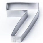 Number 7 Stainless Steel Cookie Cutter
