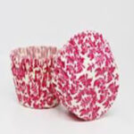 408 High Tea Floral Pink Patty Pans 500 pcs