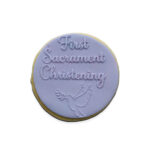First Sacrament Christening Cookie Debosser