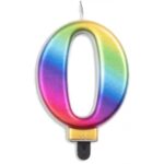 No.0 Jumbo Candle Rainbow