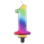 No.1 Jumbo Candle Rainbow