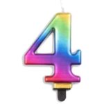 No.4 Jumbo Candle Rainbow