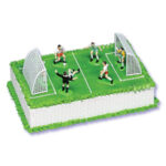 Plastic Cake Topper Soccer Team