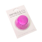 Papyrus & Co Fine Foil Baking Cups 50 Pack Standard Hot Pink