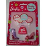 Barbie Candle set of 4
