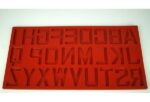 Letters Silicone Mould