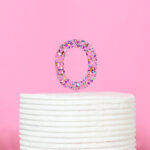 Acrylic Cake Topper Glitter #0