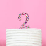 Acrylic Cake Topper Glitter #2