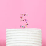 Acrylic Cake Topper Glitter #5