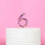 Acrylic Cake Topper Glitter #6
