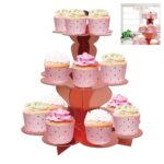 Shmick 3 Tier Cupcake Stand Rose Gold