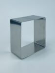 Square Stainless Steal Ring 3.57x2"