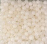 Bedazzled Cachous 4mm 100g Pearl White