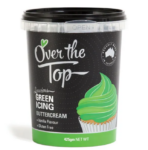 Over The Top Butter Icing - Green Vanilla Flavour 425g