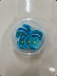 Sugar Topper - Blue Blossom Flower 10pk 25mm