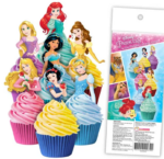 Wafer Paper Cupcake Toppers - Disney Princess