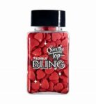 Over The Top Bling Red Love Hearts Confetti 55g