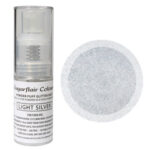 Sugarflair - Light Silver Finishing Sparkle Glitter Dust Spray
