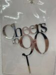 Acrylic - Cheers To 90 Silver