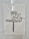 Acrylic - First Holy Communion Silver