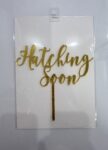 Acrylic- Hatching Soon Gold