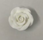 Sugar Topper - White Rose Small