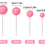 Topper Hot Pink Cake Balls 20pcs